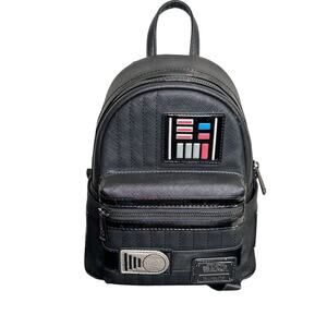 Loungefly Disney Star Wars Darth Vader Cosplay Mini Backpack Bag NWT